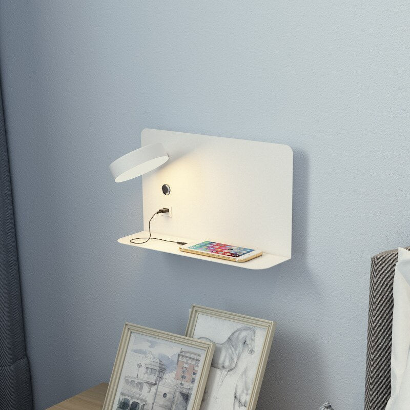 Sylvaris - LED Bedlamp Wandlamp met USB Oplader - Image 6