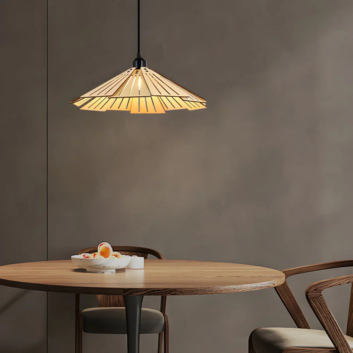 Takumièra - Wabi Sabi Houten Kegel Hanglamp - Image 16