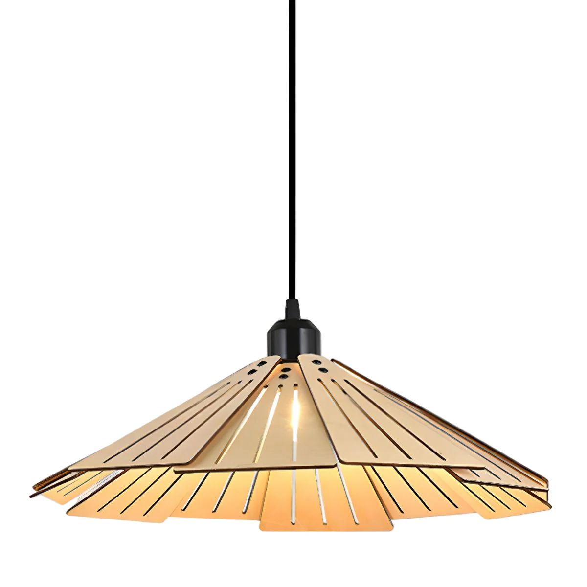 Takumièra - Wabi Sabi Houten Kegel Hanglamp - Image 6