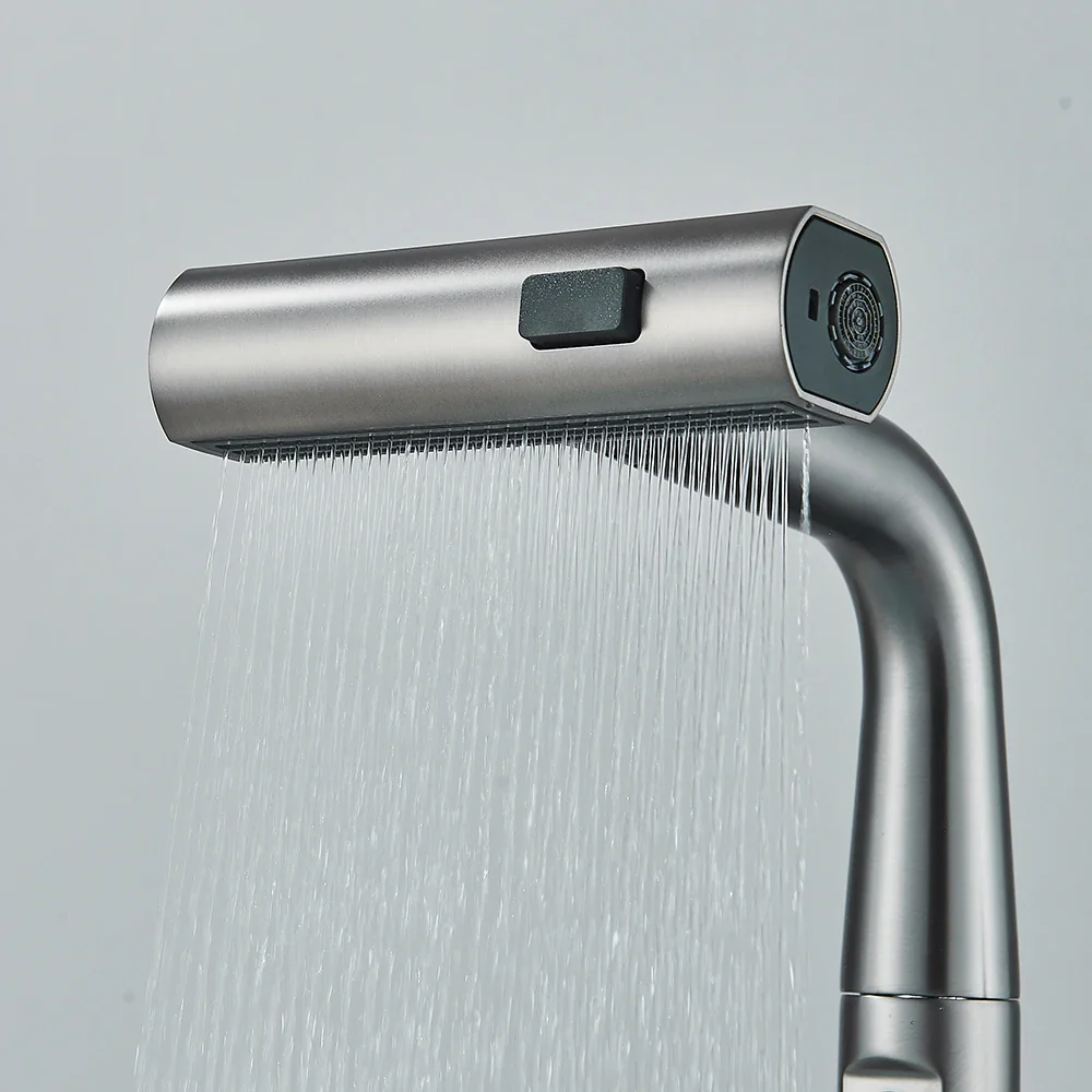 Thalenya - Waterval Wastafelkraan met Temperatuurweergave en Op- en Neer Beweegbare Sproeier - Image 3