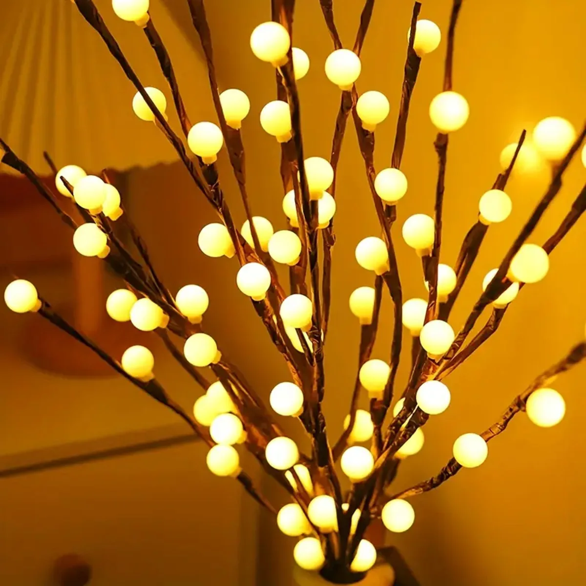Thalina – Witte LED Berkentak Verlichting op Batterij