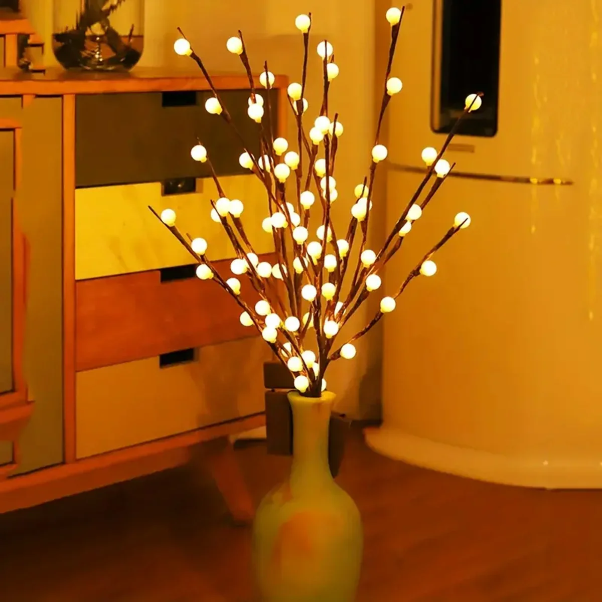 Thalina – Witte LED Berkentak Verlichting op Batterij - Image 3