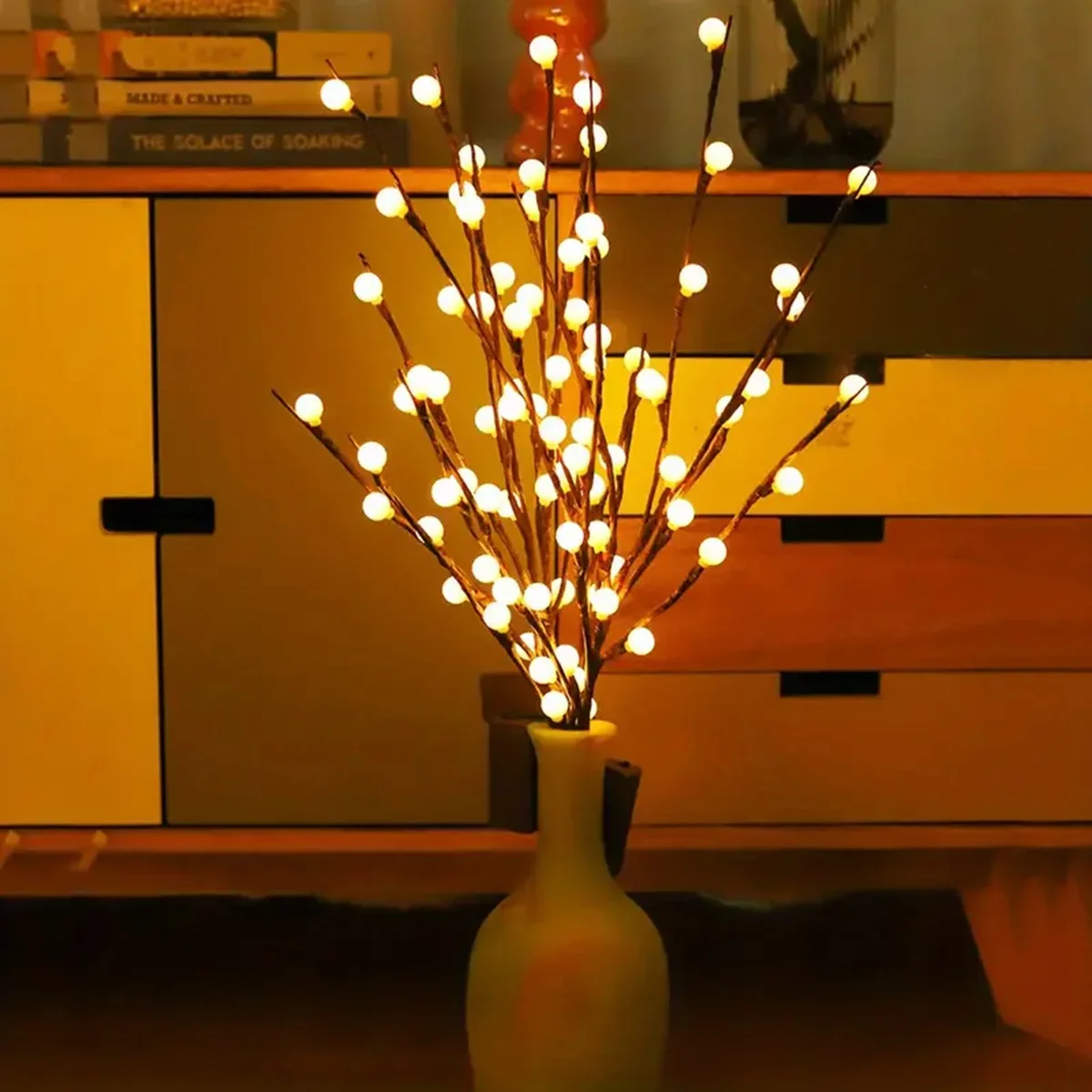 Thalina – Witte LED Berkentak Verlichting op Batterij - Image 4