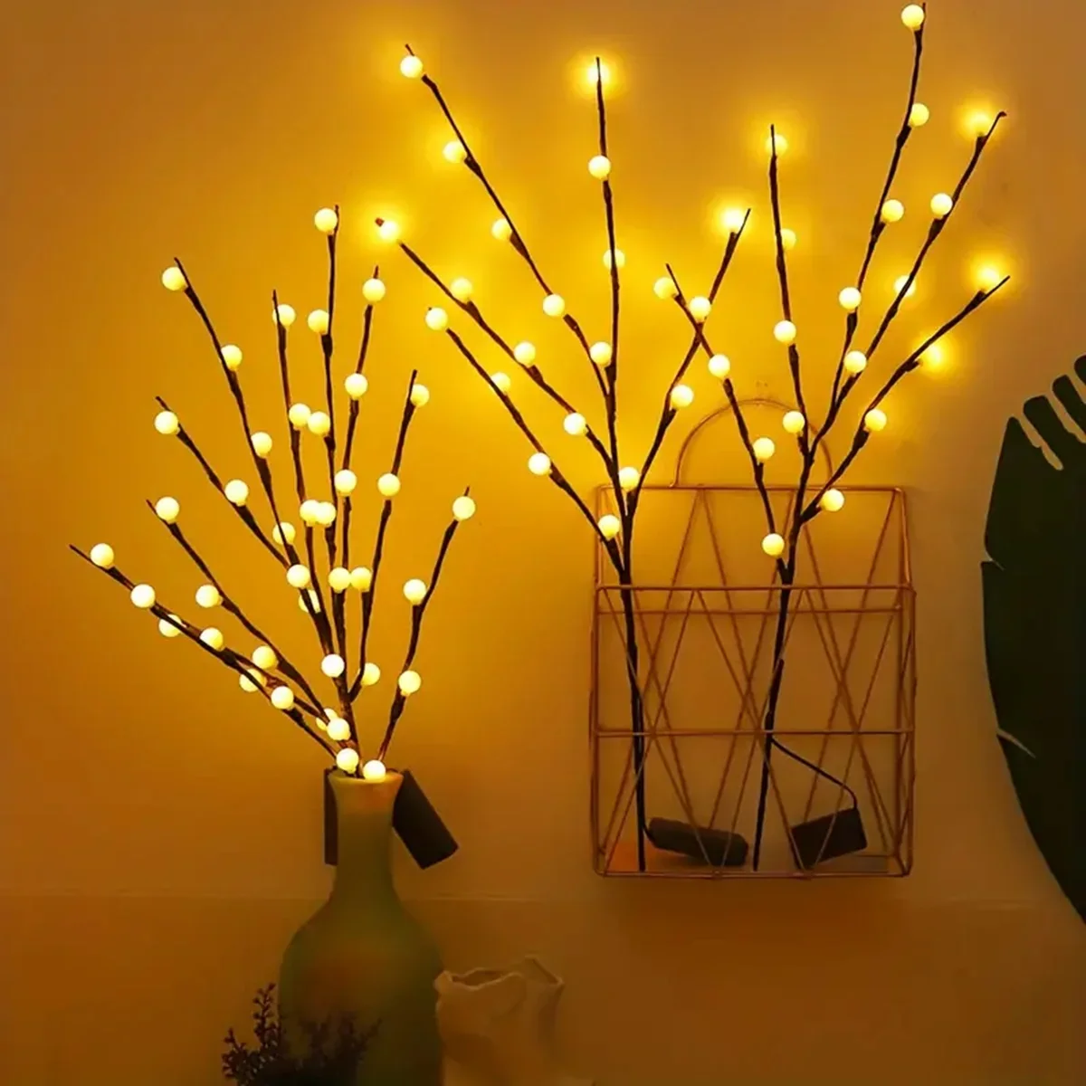 Thalina – Witte LED Berkentak Verlichting op Batterij - Image 7