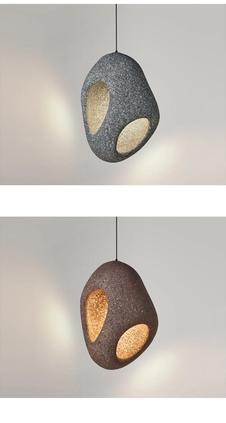 Thalira - Moderne Creatieve LED Hanglamp Wabi Sabi - Image 12