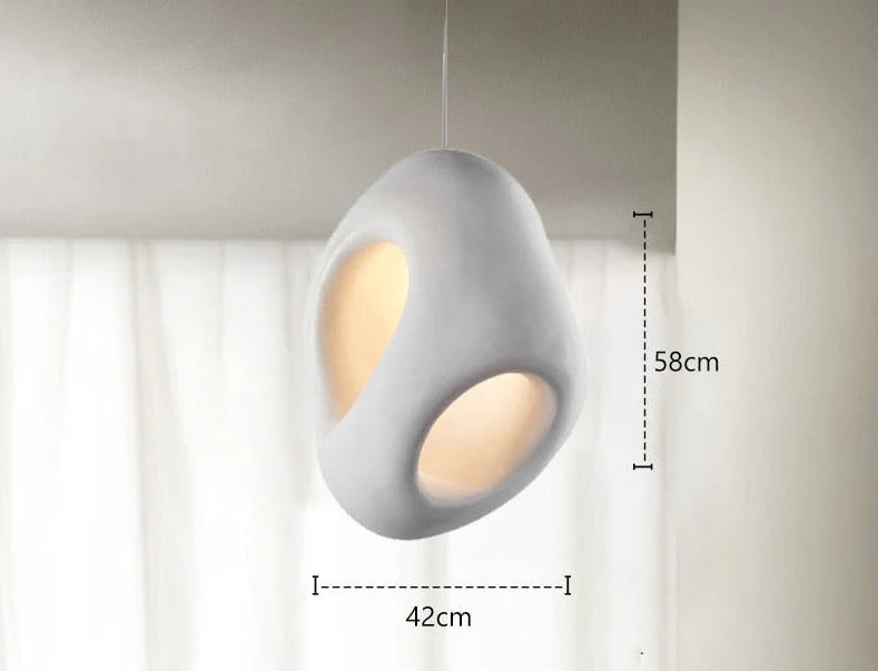 Thalira - Moderne Creatieve LED Hanglamp Wabi Sabi - Image 19