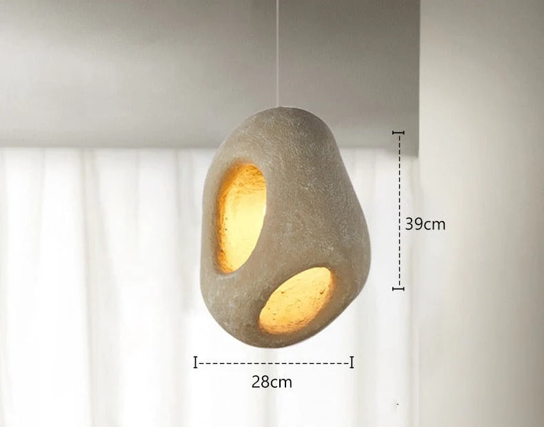 Thalira - Moderne Creatieve LED Hanglamp Wabi Sabi - Image 20
