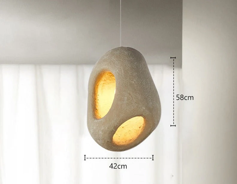 Thalira - Moderne Creatieve LED Hanglamp Wabi Sabi - Image 21