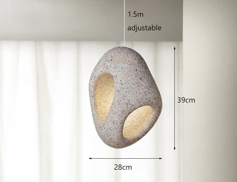 Thalira - Moderne Creatieve LED Hanglamp Wabi Sabi - Image 22