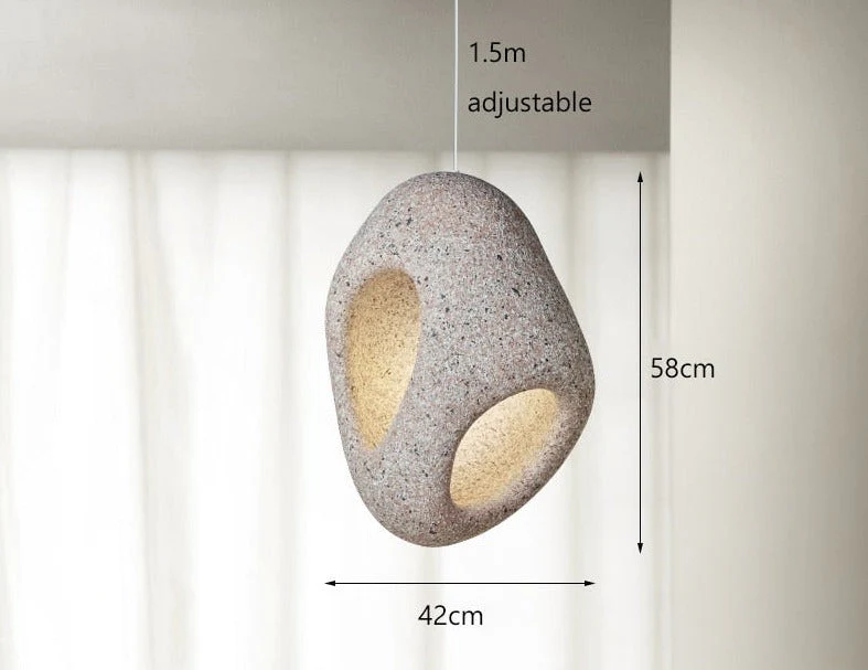 Thalira - Moderne Creatieve LED Hanglamp Wabi Sabi - Image 23