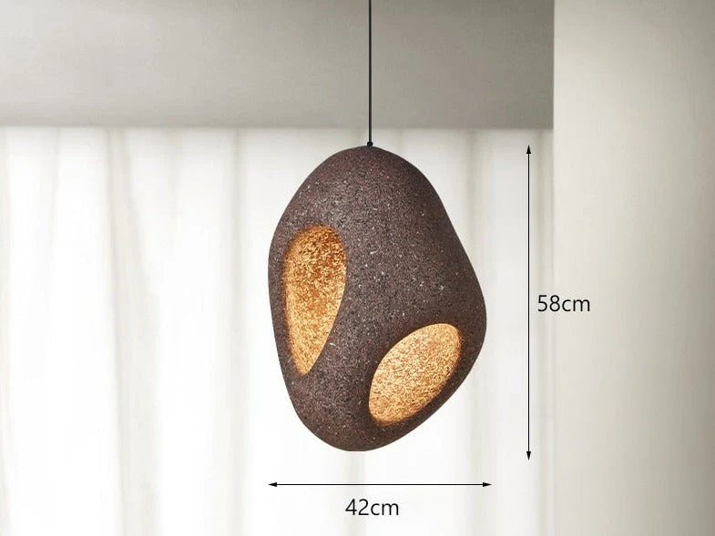 Thalira - Moderne Creatieve LED Hanglamp Wabi Sabi - Image 25