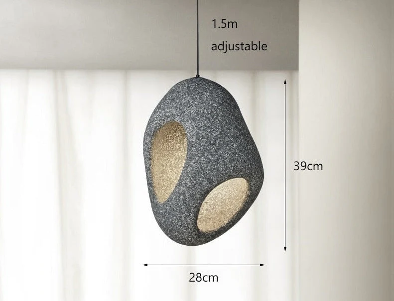 Thalira - Moderne Creatieve LED Hanglamp Wabi Sabi - Image 28
