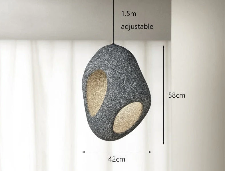Thalira - Moderne Creatieve LED Hanglamp Wabi Sabi - Image 29