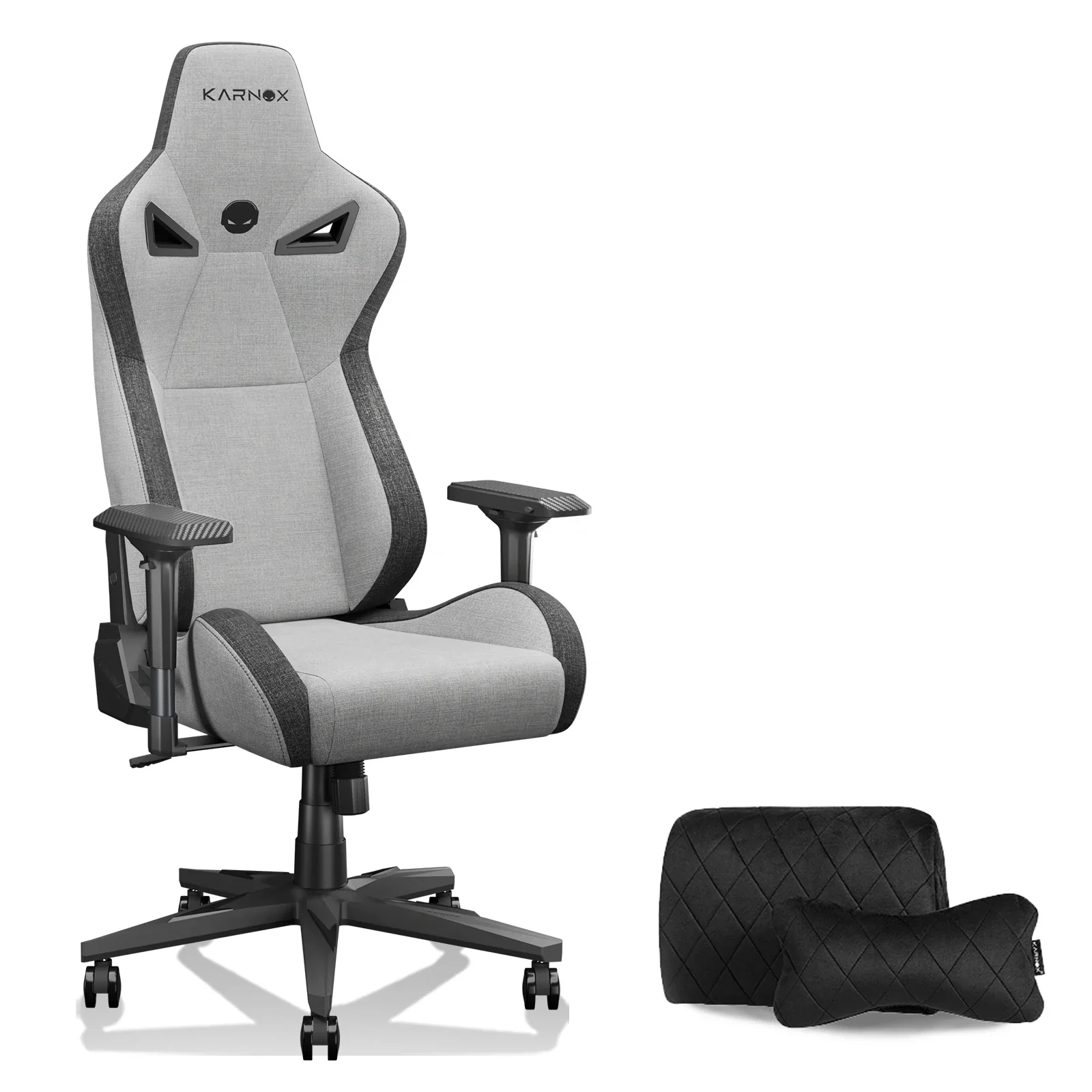 Thalvio - Ergonomische Gamingstoel van Stof met Hoofdsteun en Lendensteun - Image 10