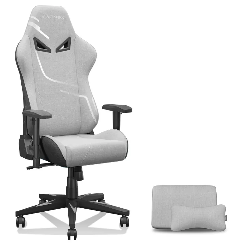 Thalvio - Ergonomische Gamingstoel van Stof met Hoofdsteun en Lendensteun - Image 12