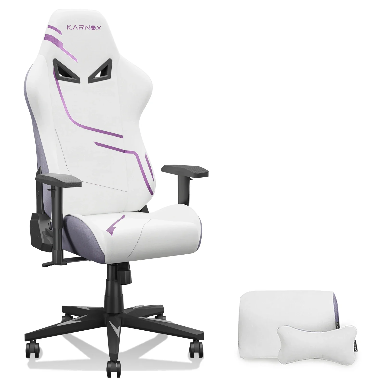 Thalvio - Ergonomische Gamingstoel van Stof met Hoofdsteun en Lendensteun - Image 2