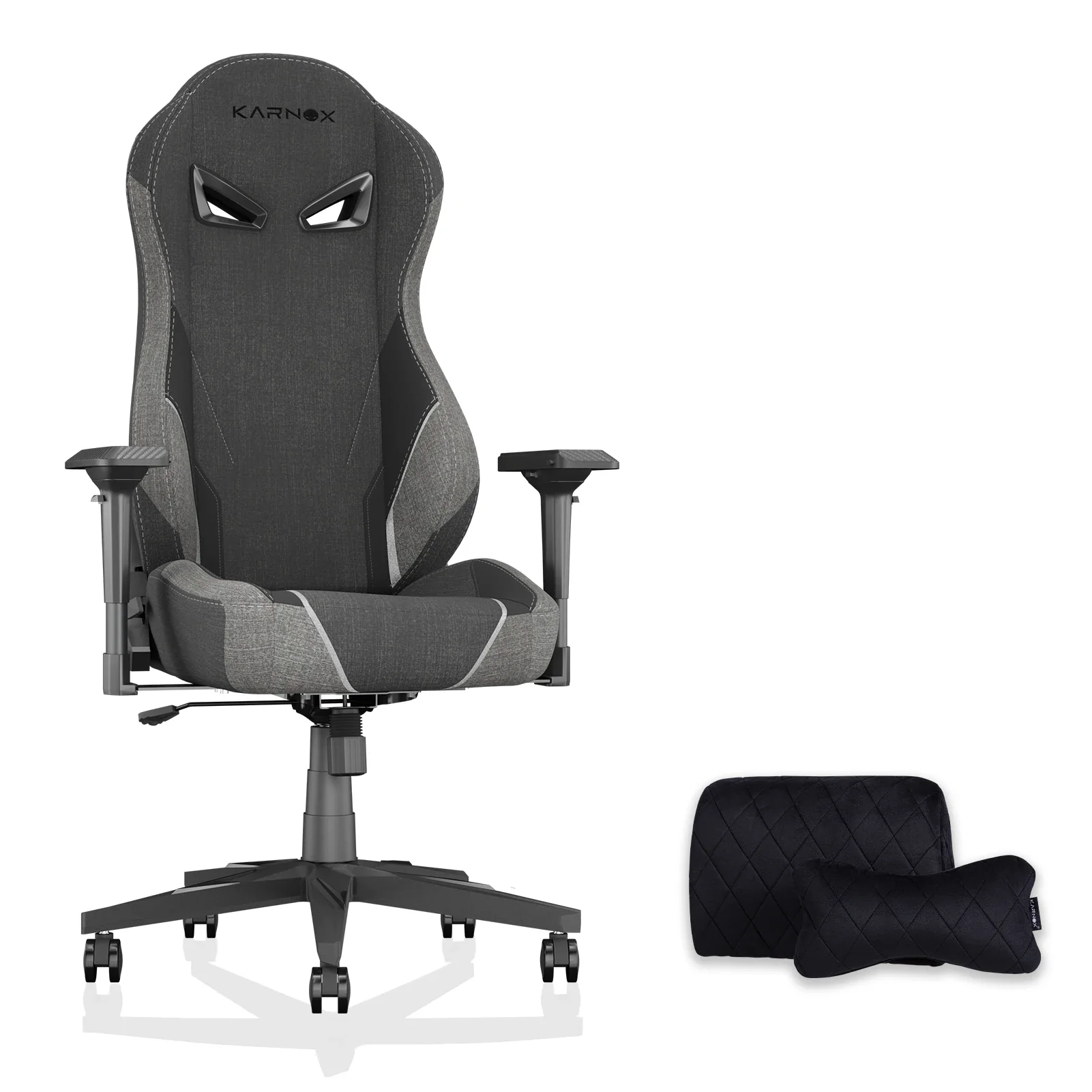 Thalvio - Ergonomische Gamingstoel van Stof met Hoofdsteun en Lendensteun - Image 5