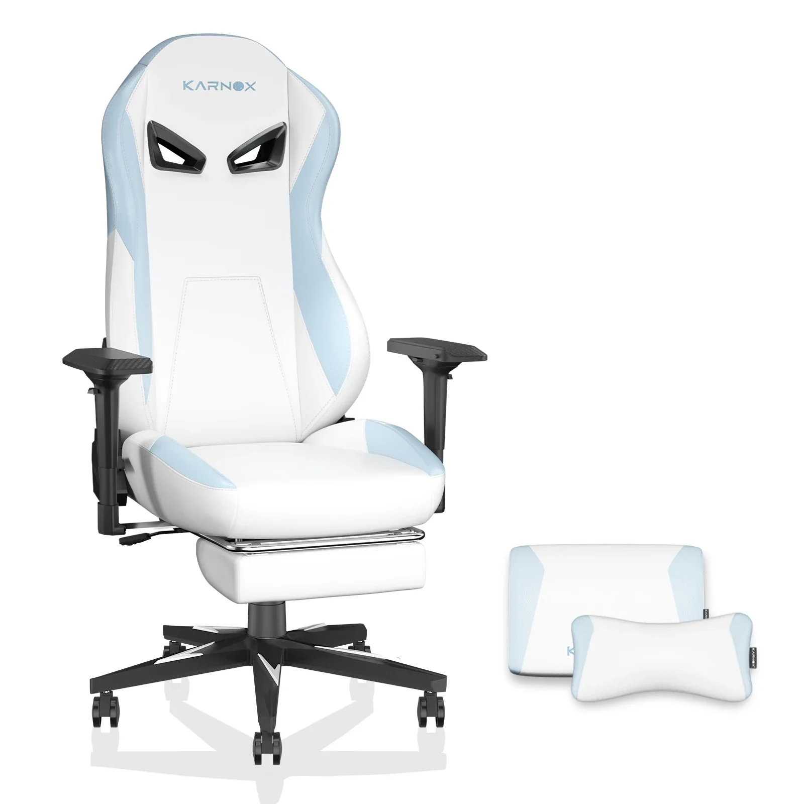 Thalvio - Ergonomische Gamingstoel van Stof met Hoofdsteun en Lendensteun - Image 6