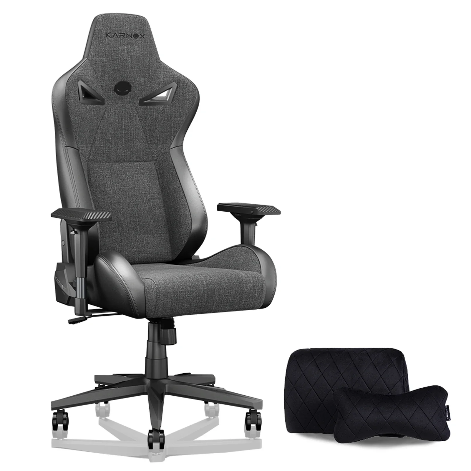 Thalvio - Ergonomische Gamingstoel van Stof met Hoofdsteun en Lendensteun - Image 8