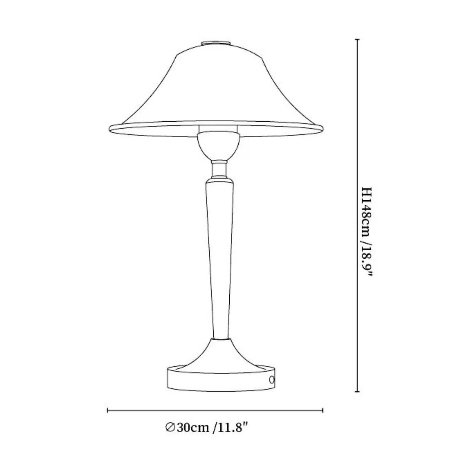 Thamior – Vintage Tafellamp met Klassiek Silhouet en Warme Glans - Image 3