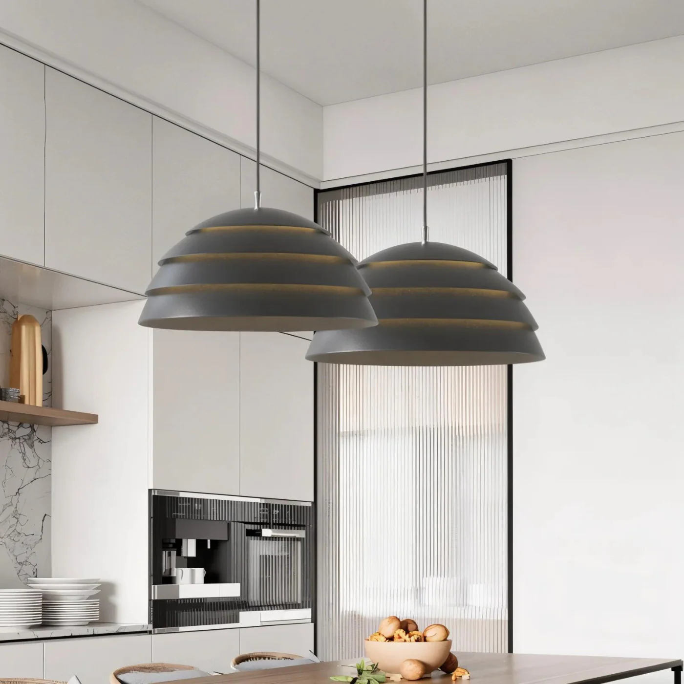 Thessala - Minimalistische Koepelvormige Hanglamp