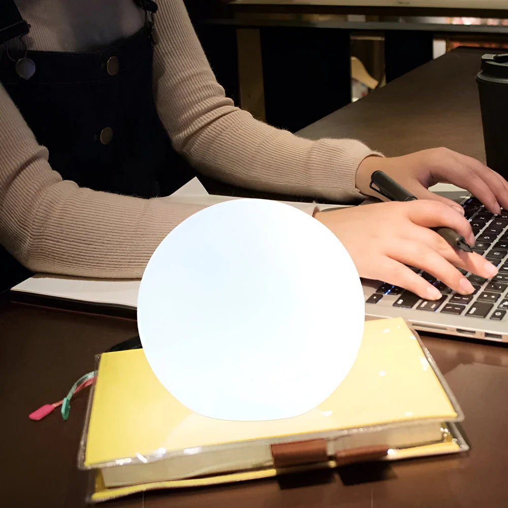 Thessara - LED Tafellamp met Dynamische Kleurverandering in Bolvorm - Image 3