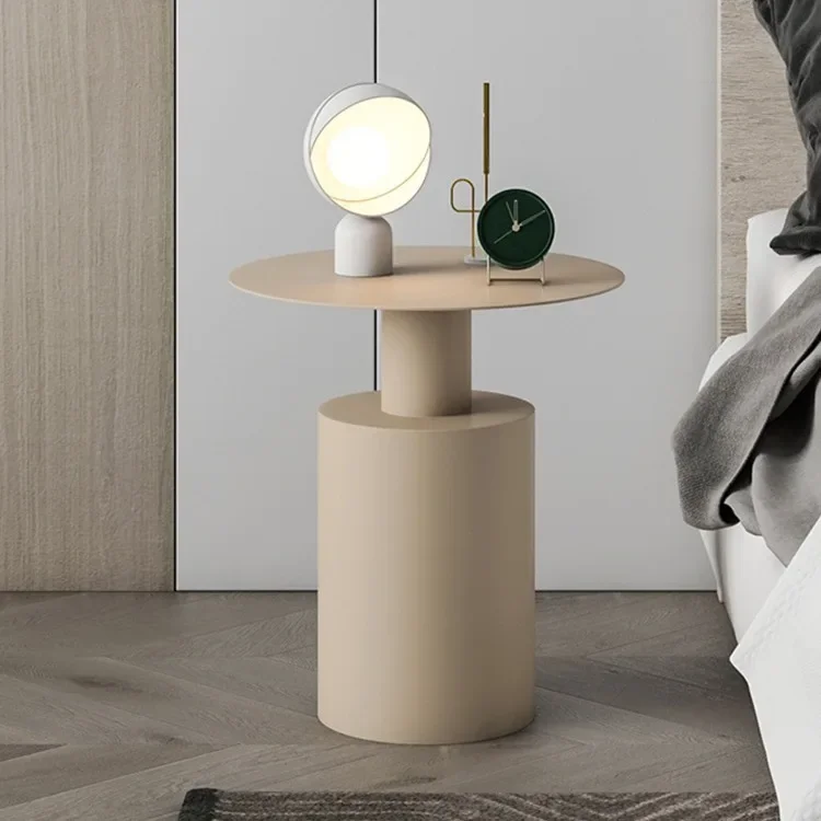 Treviano - Ronde Smeedijzeren Bijzettafel Met Opbergruimte - Image 6