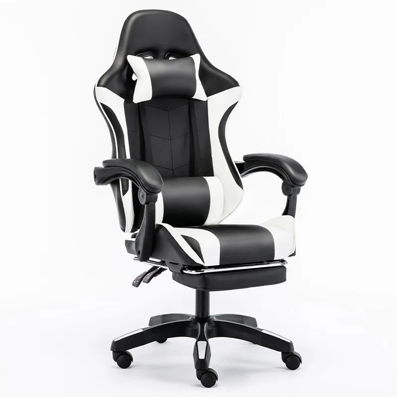 Trevoro - Gamingstoel met Voetsteun en Zacht Lendenkussen - Image 4