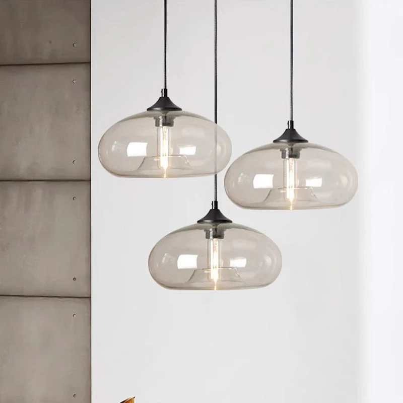 Tristara - Vintage Hanglamp van Gekleurd Glas - Image 4