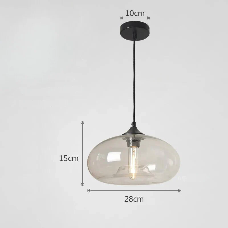Tristara - Vintage Hanglamp van Gekleurd Glas - Image 7