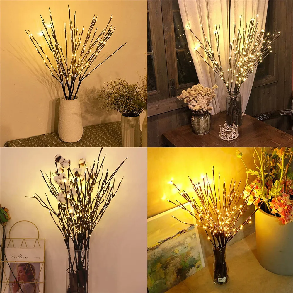 Vaelina – LED Wilgentaklamp met 20 Lichtpunten voor Vaasdecoratie - Image 12