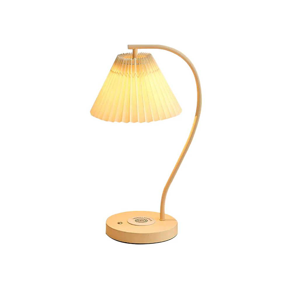 Vaelora – Geplisseerde Tafellamp met Tijdloze Elegantie - Image 4