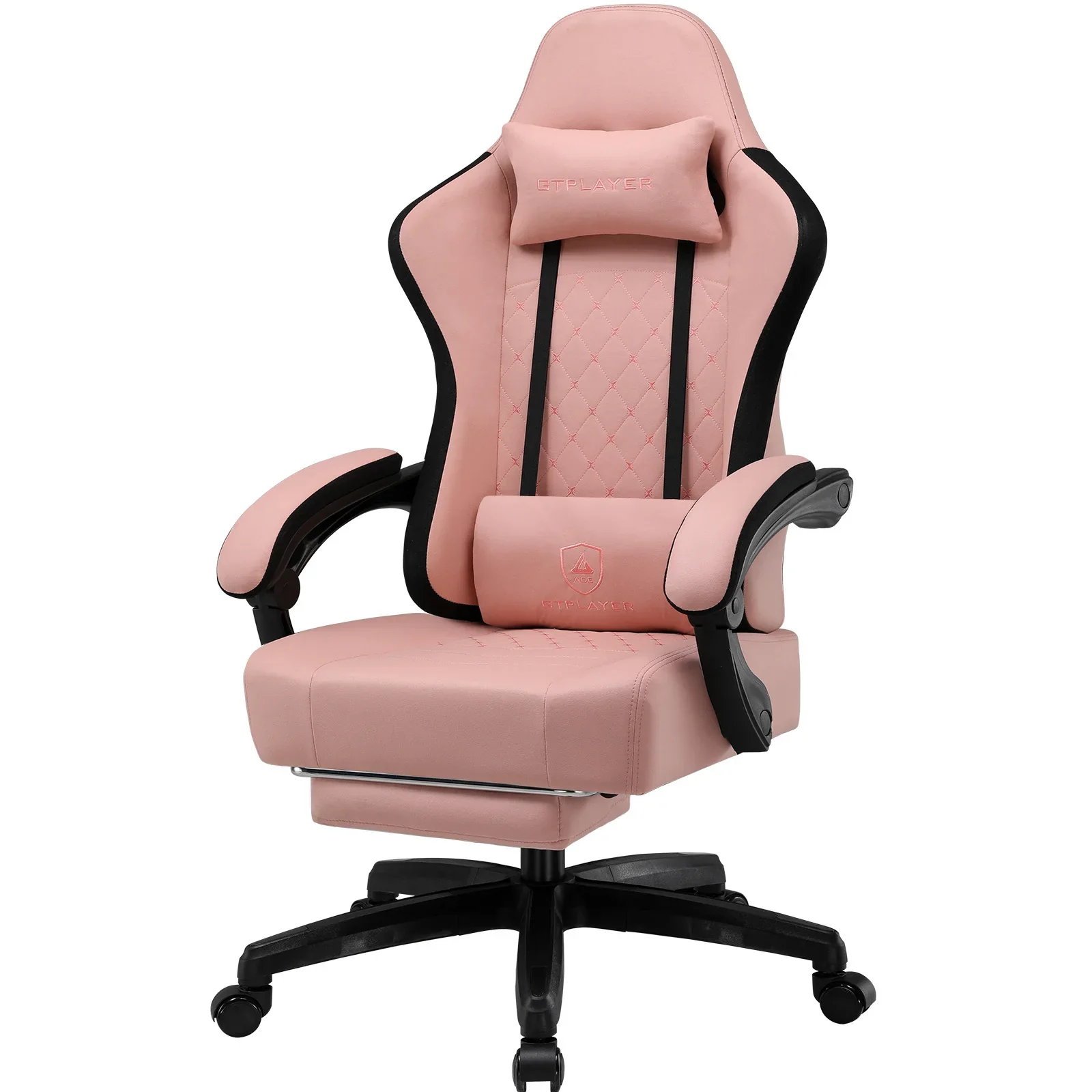 Valenro - Stoffen Gamingstoel met Geveerde Zitting en Verbonden Armleuningen - Image 8