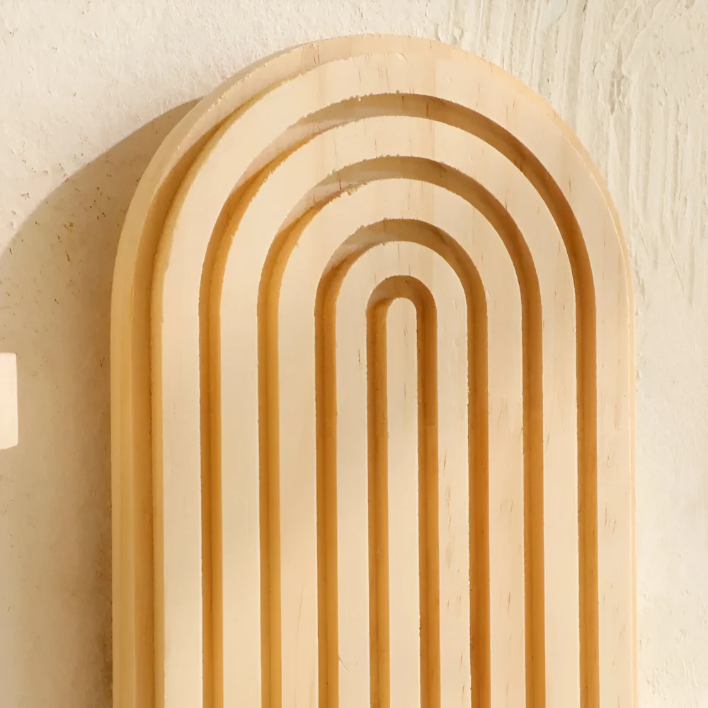 Valerio – Geometrische Houten Wandplank 35cm - Image 6