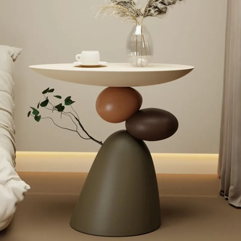 Valerisa – Ronde Bijzettafel Nachtkastje Modern Design - Image 6