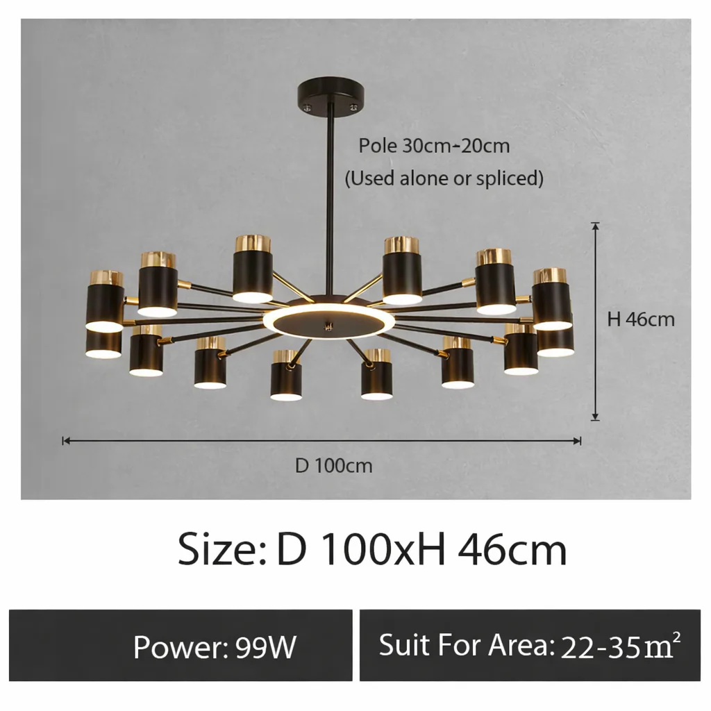 Valerise - Nordic LED Kroonluchter Hanglamp - Image 10