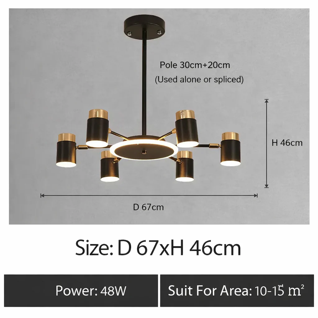 Valerise - Nordic LED Kroonluchter Hanglamp - Image 6