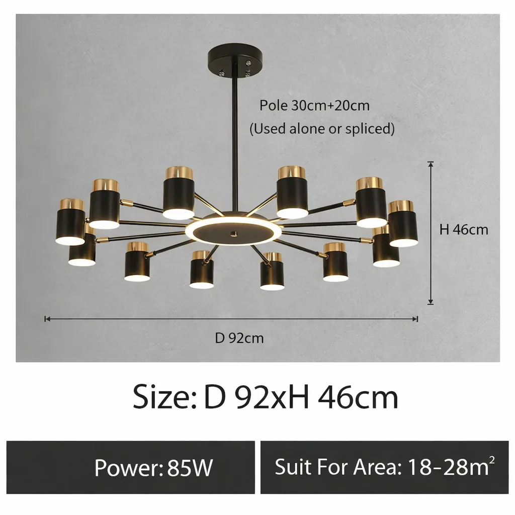 Valerise - Nordic LED Kroonluchter Hanglamp - Image 9