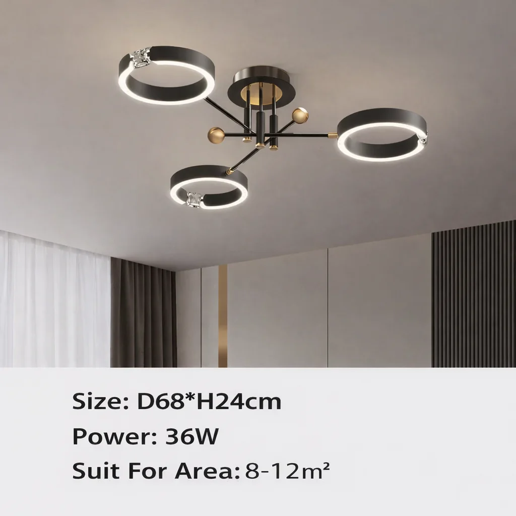 Valnero – Moderne Ronde Metalen LED Hanglamp - Image 6