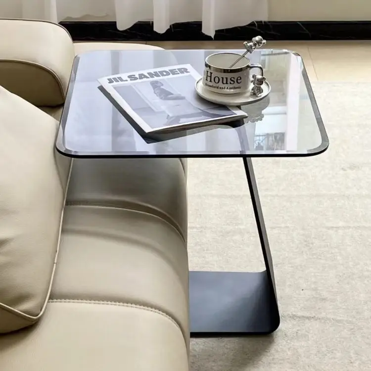 Velarno - Ronde Salontafel Van Gehard Glas - Image 3