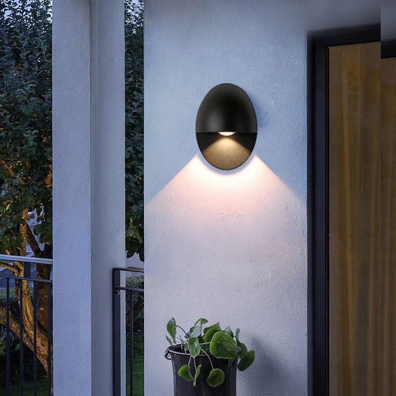 Velaron – Moderne Ovale LED Buitenwandlamp - Image 4