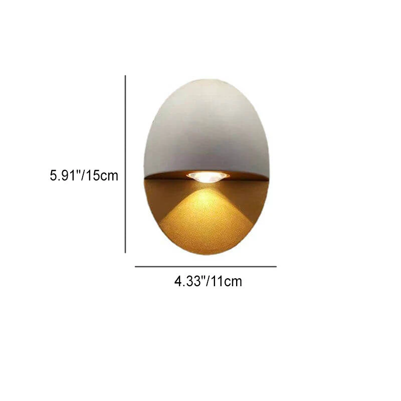 Velaron – Moderne Ovale LED Buitenwandlamp - Image 7
