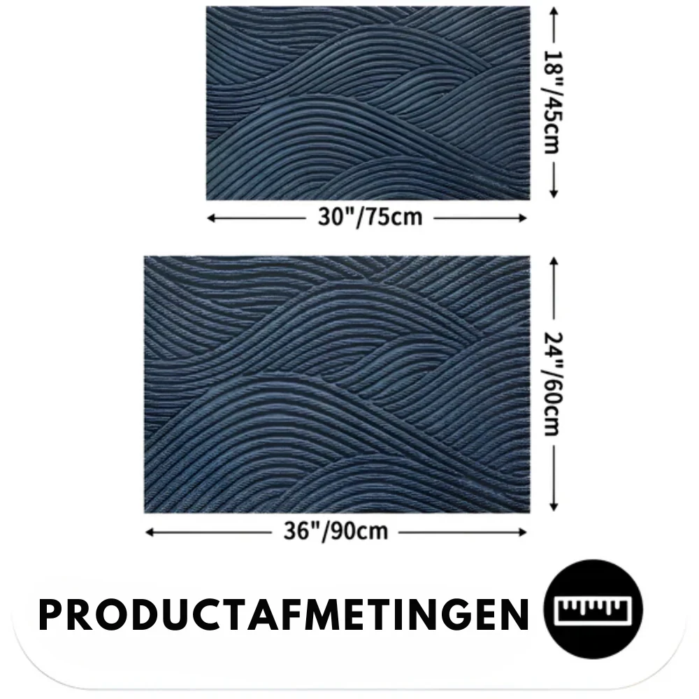 Velione - Rechthoekige PVC Antislip Deurmat met Geometrisch Patroon - Image 21