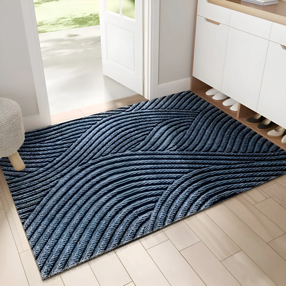 Velione - Rechthoekige PVC Antislip Deurmat met Geometrisch Patroon - Image 4