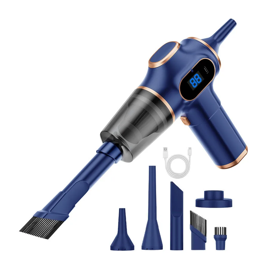 Veliro – Mini Draadloze Stofzuiger voor Auto en Thuis - Image 3