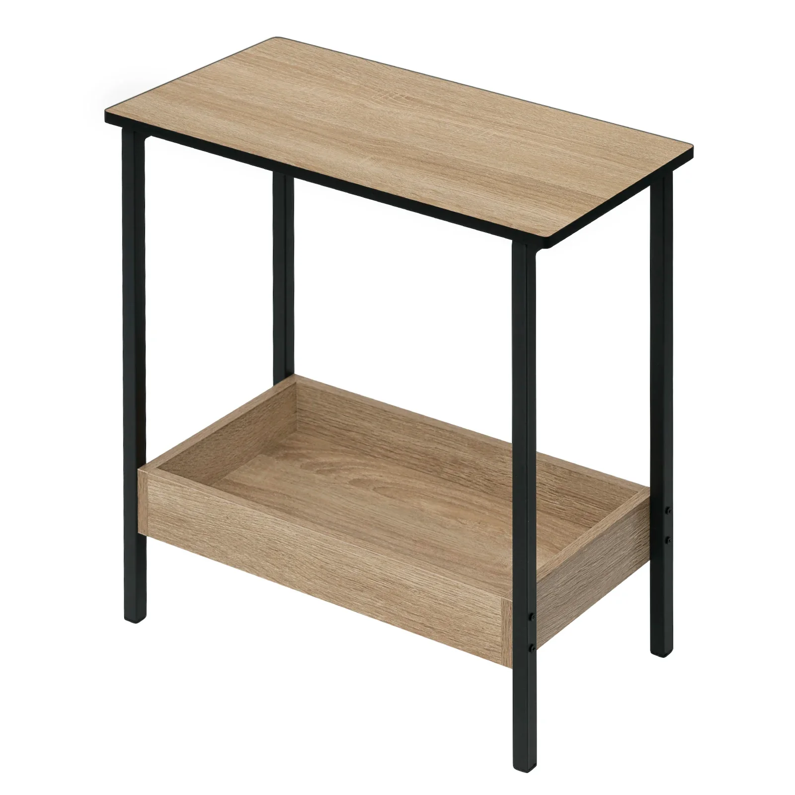 Velistra - Bijzettafel en Salontafel met 2 Legplanken en Extra Opbergruimte - Image 7