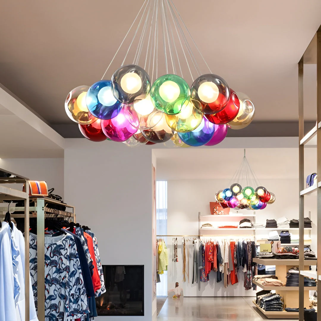 Velmar – Scandinavische Glazen Bollen Kroonluchter - Image 14