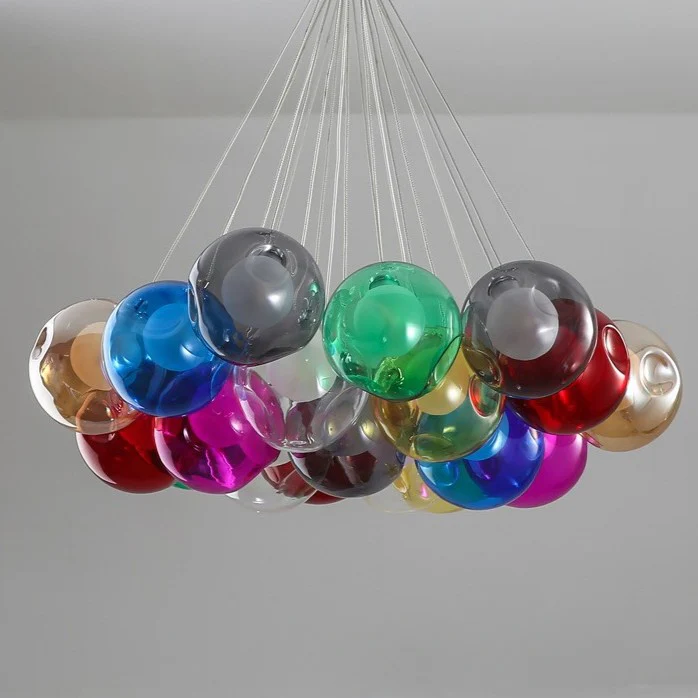 Velmar – Scandinavische Glazen Bollen Kroonluchter - Image 15