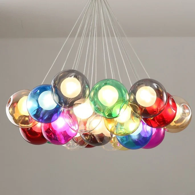 Velmar – Scandinavische Glazen Bollen Kroonluchter - Image 17