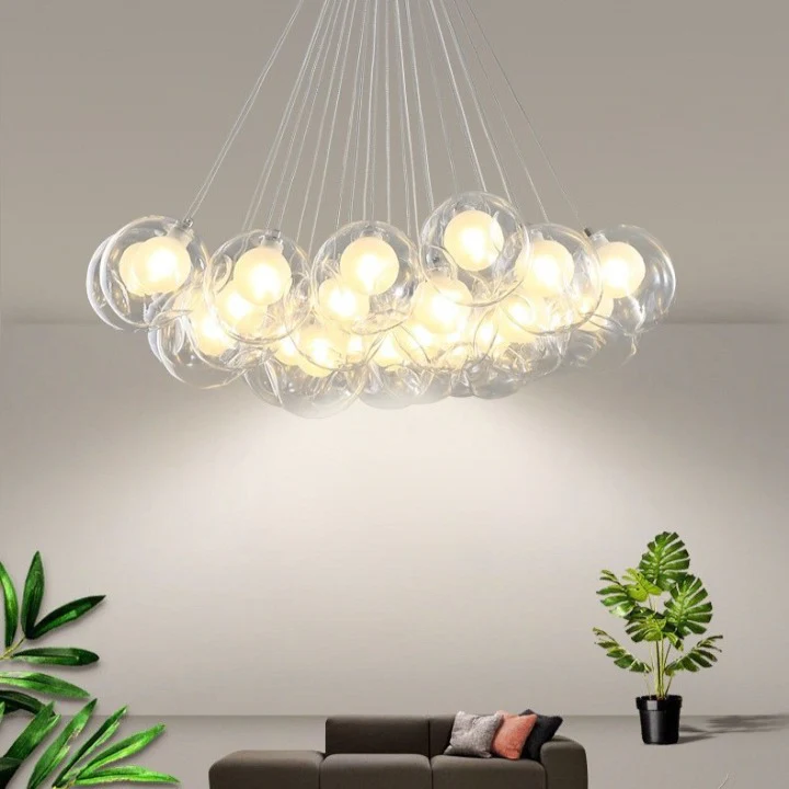 Velmar – Scandinavische Glazen Bollen Kroonluchter - Image 19